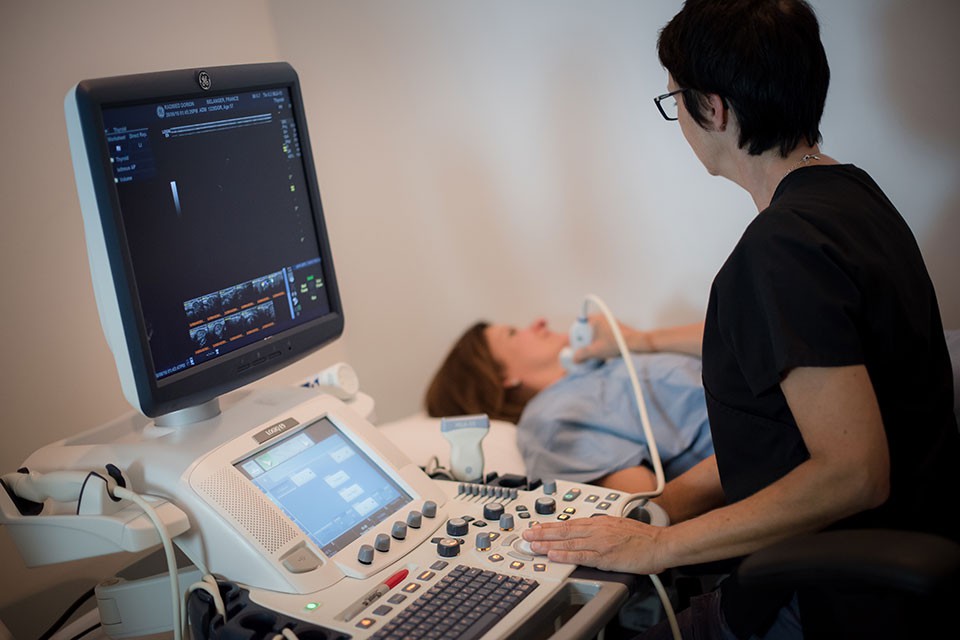 équipement Échographie des cliniques Radiméd au canada